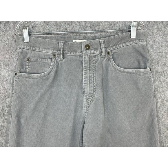 J Crew Corduroy Pants Men’s 33x30 Gray Slim Fit Straight Preppy Classic - Picture 2 of 12